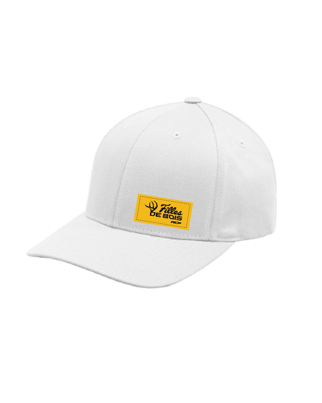 Casquette Flexfit Filles de bois écusson jaune - Unisexe