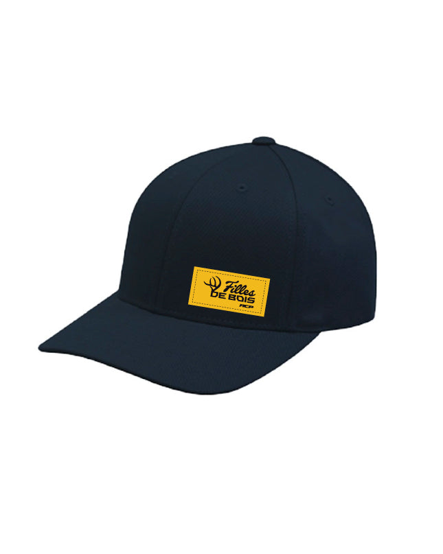 Casquette Flexfit Filles de bois écusson jaune - Unisexe