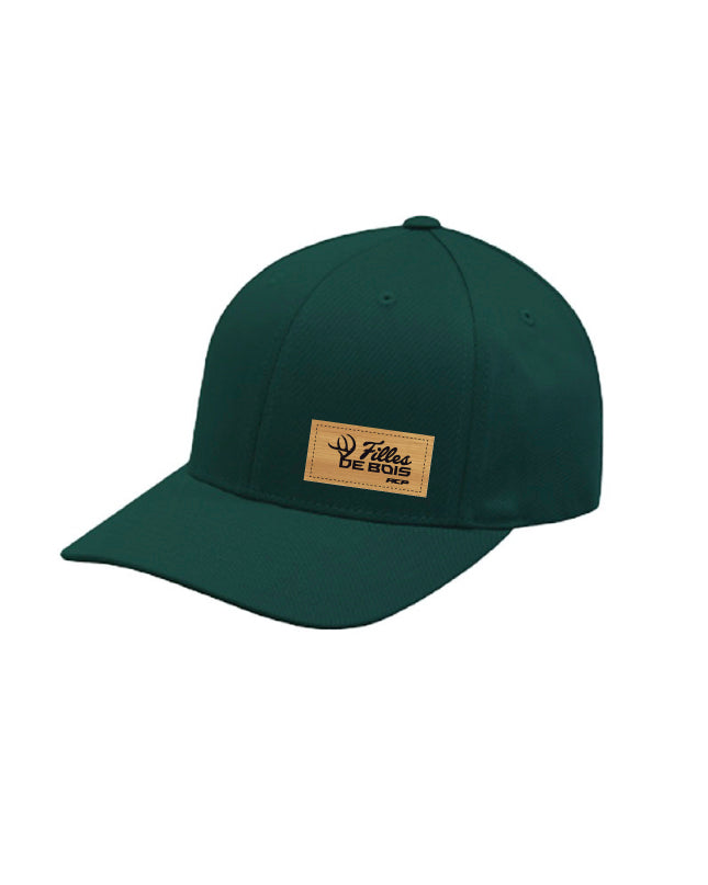 Casquette Flexfit Filles de bois écusson couleur bambou - Unisexe