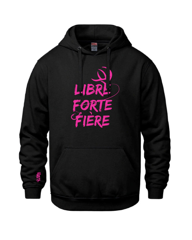 Hoodie à capuchon - Libre Forte Fière