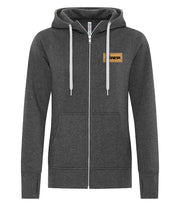 Hoodie à zip femme - ACP - Écusson Bambou