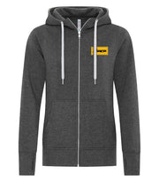 Hoodie à zip femme - ACP - Écusson Jaune