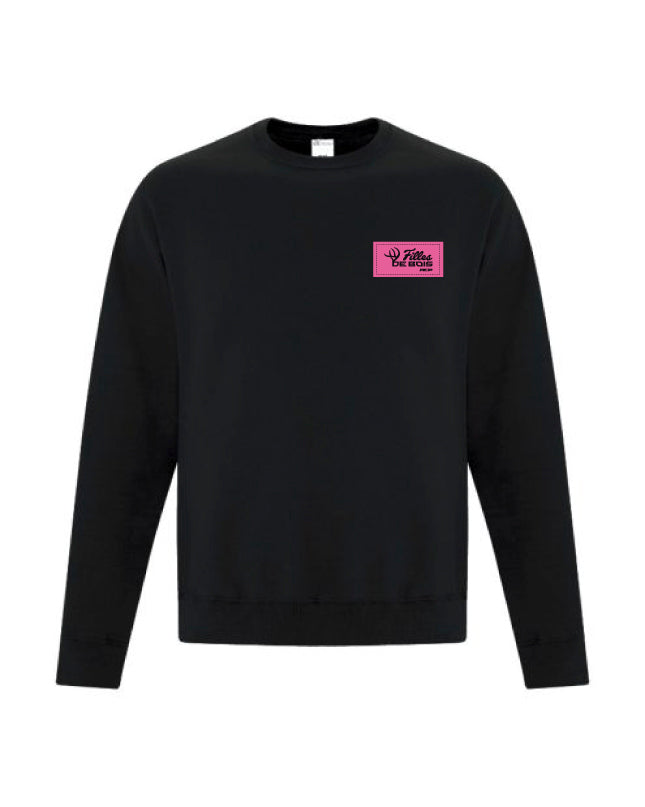 Crewnecks Filles de bois - Écusson Rose