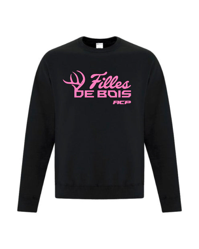 Crewnecks Filles de bois rose