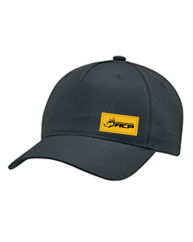 Casquette à couette ACP écusson jaune pour femme