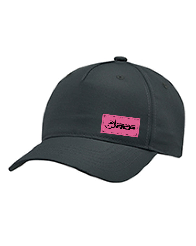 Casquette à couette ACP écusson rose pour femme