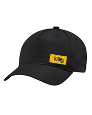 Casquette à couette Filles de bois écusson jaune pour femme