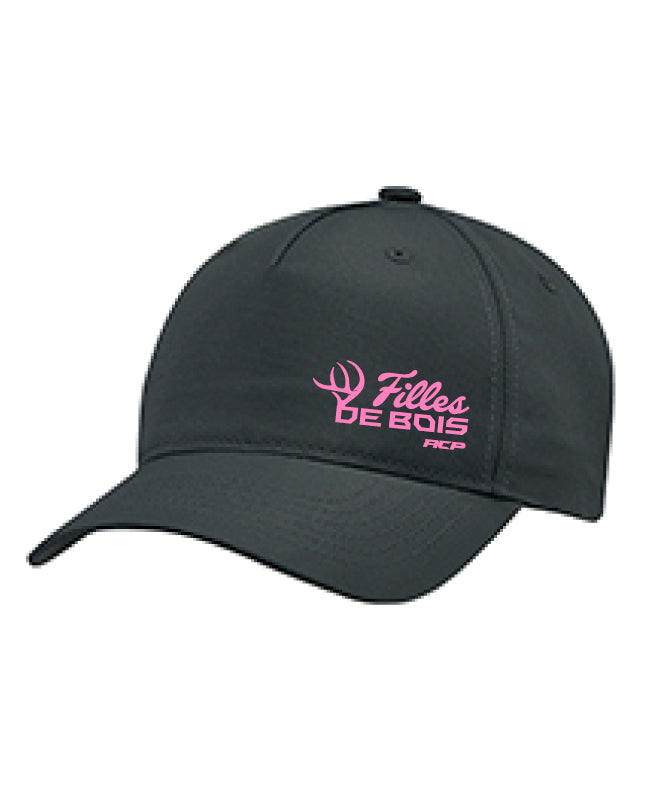 Casquette à couette Filles de bois imprimé Rose pour femme