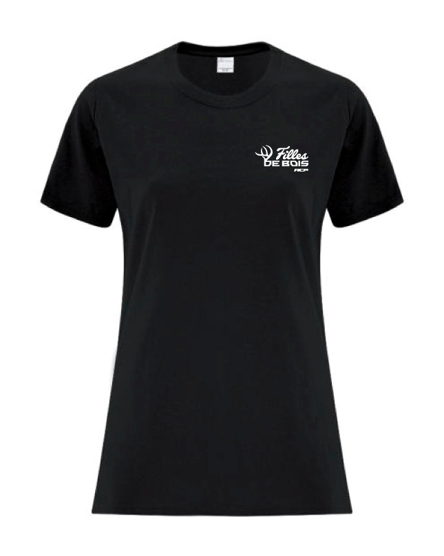 Filles de bois - T-Shirt noir Kate & Joanie - Radio Crash