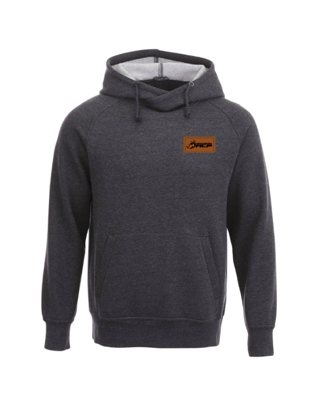 Hoodie Deluxe à capuchon ACP Homme - Écusson Brun