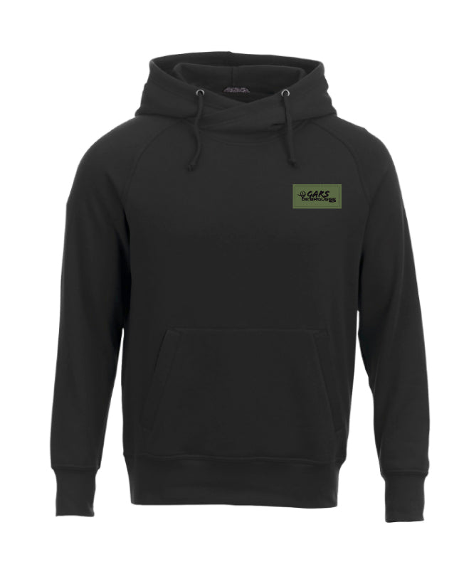 Hoodie deluxe à capuchon Gars de brousse - Écusson Vert