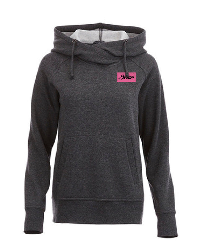 Hoodie Deluxe à capuchon ACP Femme - Écusson Rose