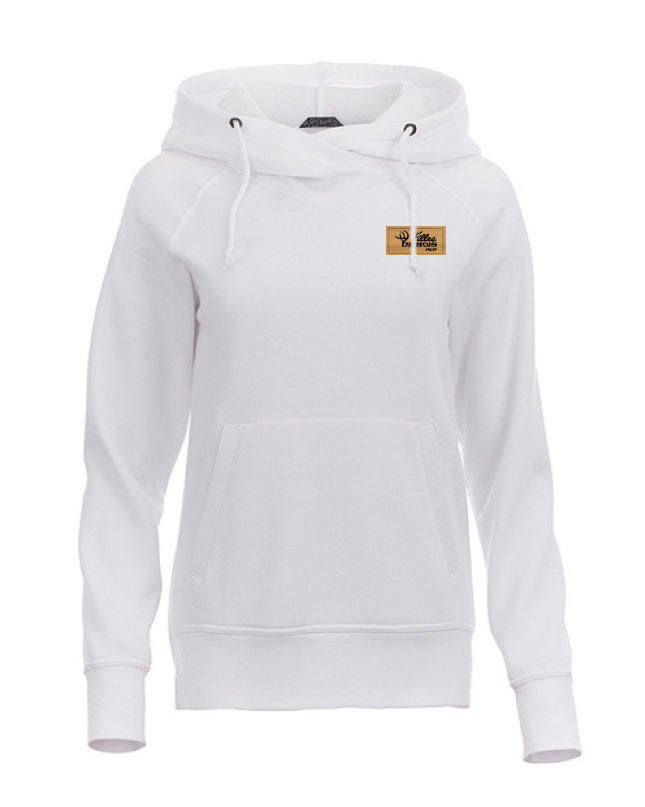 Hoodie deluxe à capuchon Filles de bois - Écusson couleur bambou