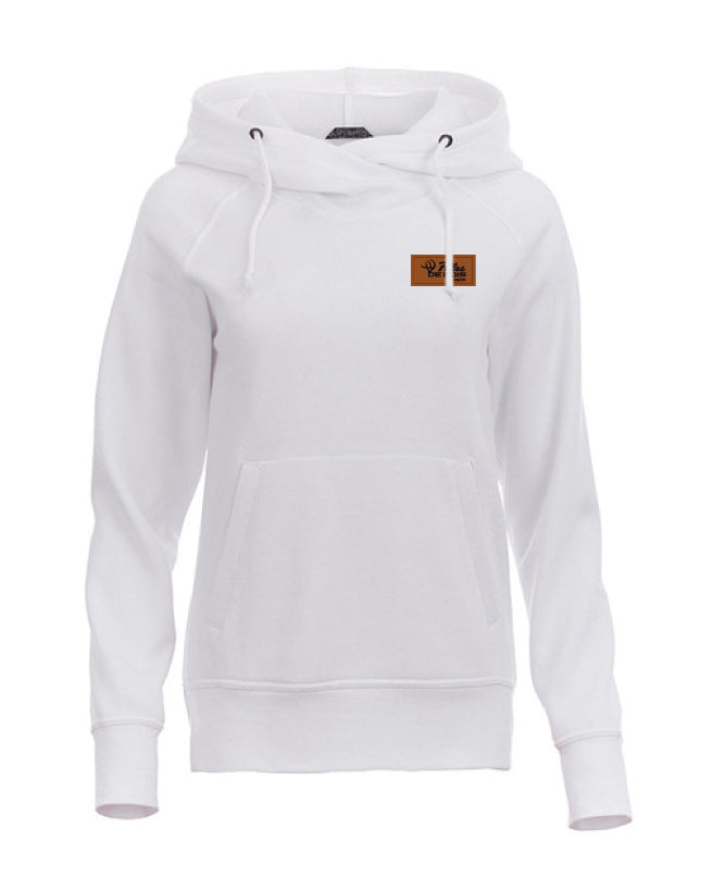 Hoodie Deluxe à capuchon Filles de bois - Écusson Brun