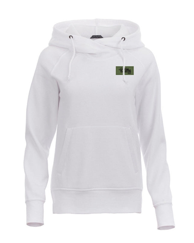 Hoodie deluxe à capuchon Filles de bois - Écusson Vert