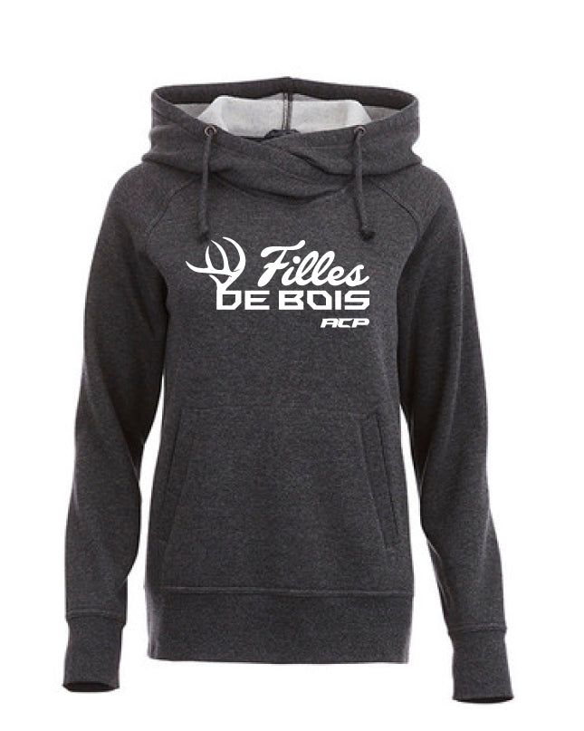 hoodie deluxe à capuchon Filles de bois imprimé blanc