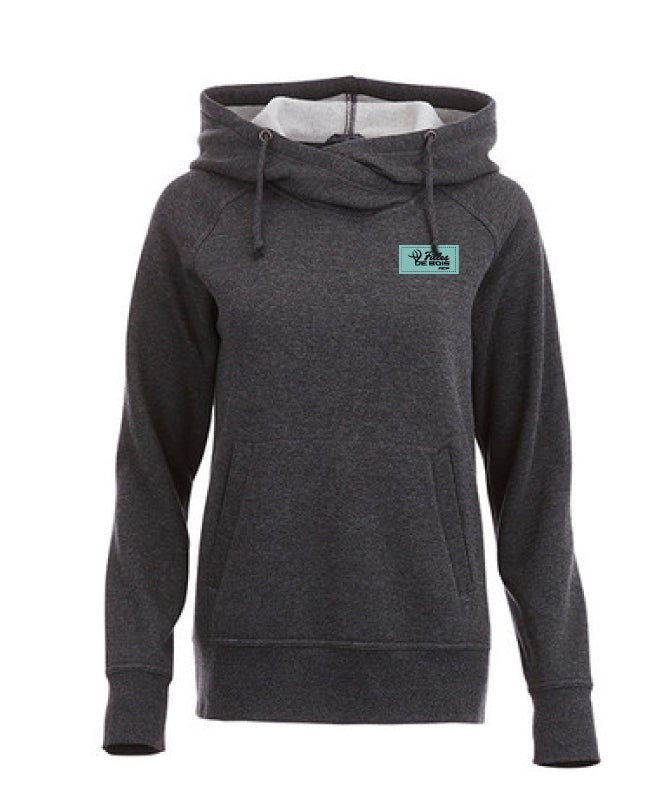 Hoodie deluxe à capuchon Filles de bois - Écusson Bleu