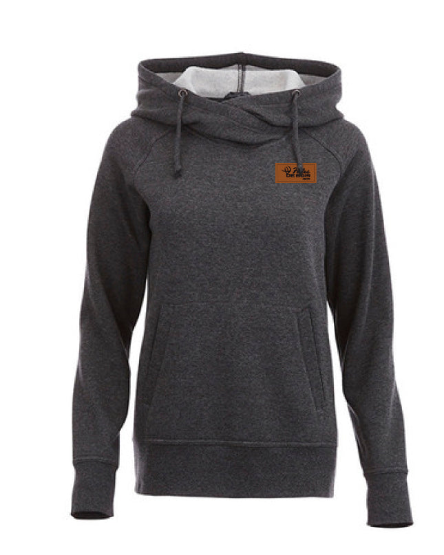 Hoodie Deluxe à capuchon Filles de bois - Écusson Brun