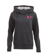 Hoodie deluxe à capuchon Filles de bois - Écusson Rose