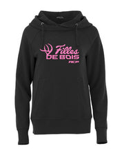 hoodie deluxe à capuchon Filles de bois imprimé rose