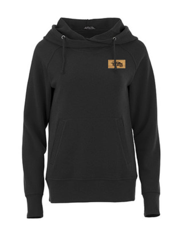 Hoodie deluxe à capuchon Filles de bois - Écusson couleur bambou