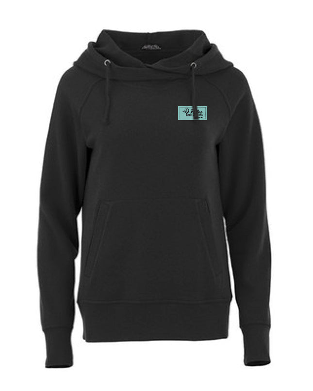 Hoodie deluxe à capuchon Filles de bois - Écusson Bleu