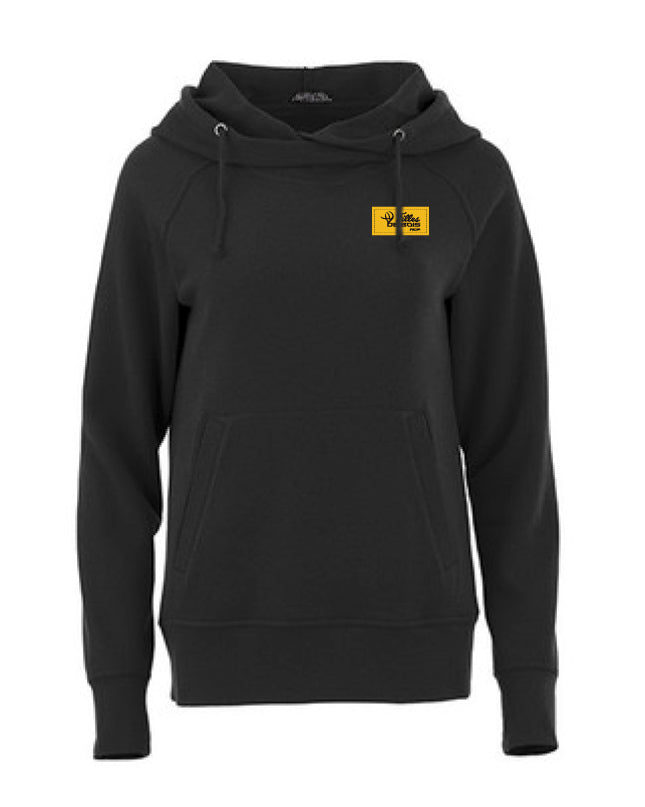 Hoodie deluxe à capuchon Filles de bois - Écusson Jaune