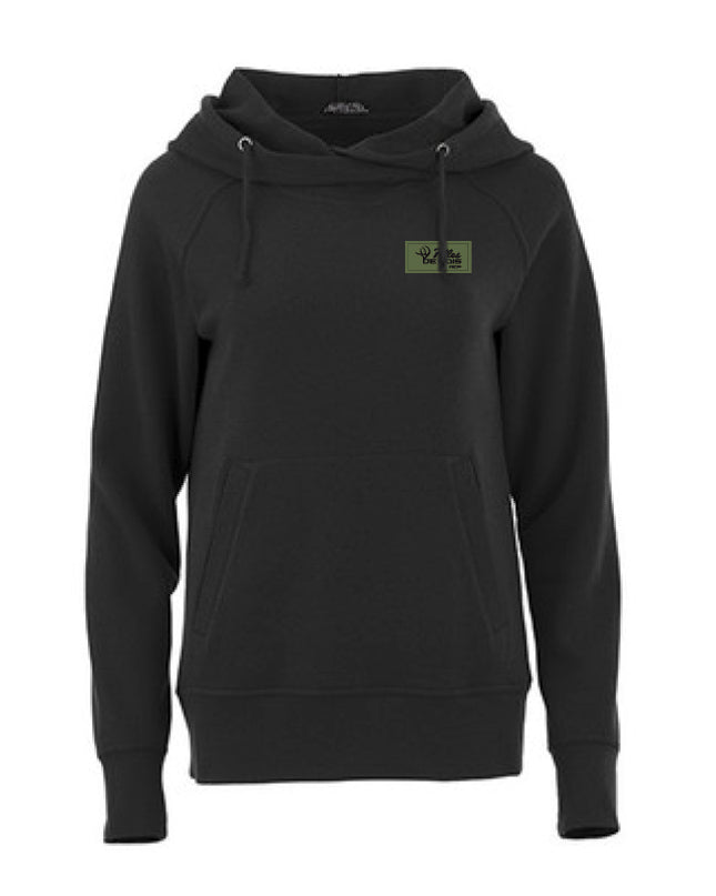 Hoodie deluxe à capuchon Filles de bois - Écusson Vert